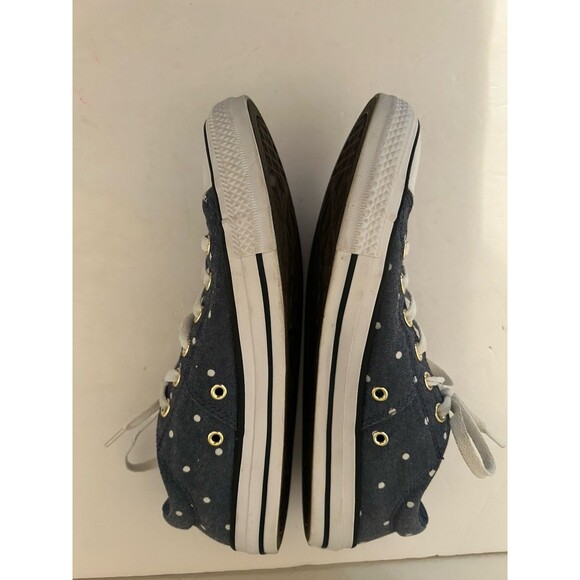 Converse Chuck Taylor Low Polka Dot Blue Womens 10 - Picture 6 of 6